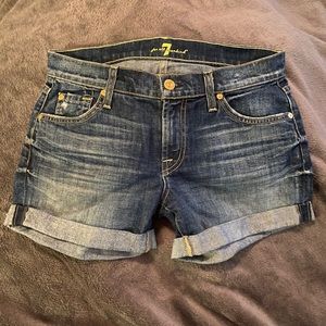 7 for all mankind shorts